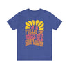 Sunny Vibes Graphic Tee | Unisex Short Sleeve Shirt, Summer Fashion, Gift for Her, Motivational Quote, Casual Outfit