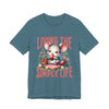 Living the Simple Life Mouse Tee, Cute Animal T-Shirt, Cozy Casual Wear, Garden Party Outfit, Gift for Nature Lovers, Spring Apparel