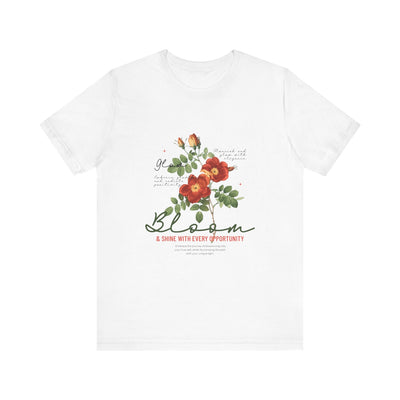 Floral Bloom Tee - Embrace New Opportunities, Comfortable Unisex Cotton Shirt, Spring Fashion, Gift for Nature Lovers, Inspirational [...]