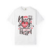 Nurse Appreciation T-Shirt, Heart Graphic Tee, Gift for Nurses, Healthcare Workers, Valentine's Day, Appreciation Gift, Comfortable Fit