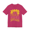 Sunny Vibes Graphic Tee | Unisex Short Sleeve Shirt, Summer Fashion, Gift for Her, Motivational Quote, Casual Outfit