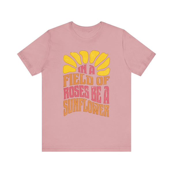 Sunny Vibes Graphic Tee | Unisex Short Sleeve Shirt, Summer Fashion, Gift for Her, Motivational Quote, Casual Outfit