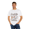 Cute Scrub Life T-shirt, Perfect Gift for Nurses, Medical Staff, Healthcare Workers, Coffee Lovers, Fun Occupational Apparel