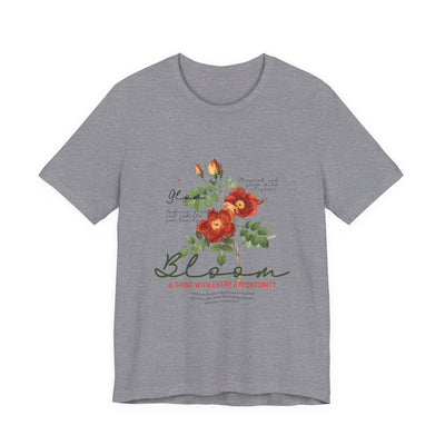 Floral Bloom Tee - Embrace New Opportunities, Comfortable Unisex Cotton Shirt, Spring Fashion, Gift for Nature Lovers, Inspirational [...]