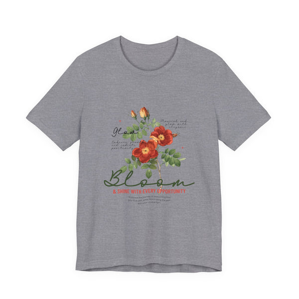 Floral Bloom Tee - Embrace New Opportunities, Comfortable Unisex Cotton Shirt, Spring Fashion, Gift for Nature Lovers, Inspirational [...]