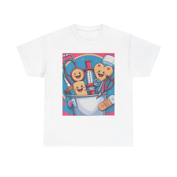 Fun Medical-Themed T-Shirt for Healthcare Workers, Gift for Nurses, Cute Tee for Doctors, Playful Healthcare Apparel, Casual Wear
