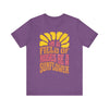 Sunny Vibes Graphic Tee | Unisex Short Sleeve Shirt, Summer Fashion, Gift for Her, Motivational Quote, Casual Outfit