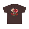 Strong Spirit Floral Tee, Motivational Graphic Tee, Unisex Cotton Shirt, Gift for Her, Inspirational Outfit, Self-Care Day Tee