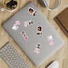 Cute Sticker Sheet Bundle, 10 pcs, Girly Kindle Stickers, Pinterest Aesthetic Coquette Sticker Pack, Planner, Laptop Stickers