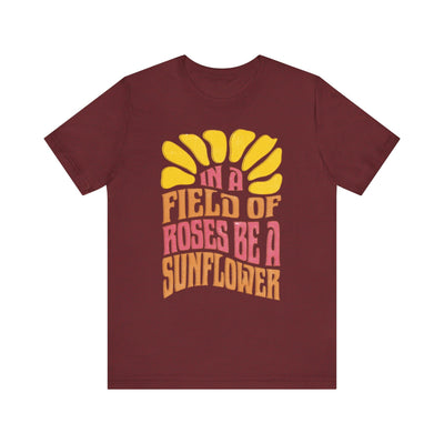 Sunny Vibes Graphic Tee | Unisex Short Sleeve Shirt, Summer Fashion, Gift for Her, Motivational Quote, Casual Outfit