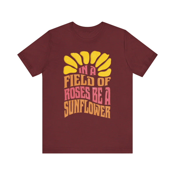 Sunny Vibes Graphic Tee | Unisex Short Sleeve Shirt, Summer Fashion, Gift for Her, Motivational Quote, Casual Outfit