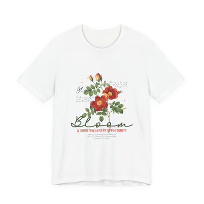 Floral Bloom Tee - Embrace New Opportunities, Comfortable Unisex Cotton Shirt, Spring Fashion, Gift for Nature Lovers, Inspirational [...]