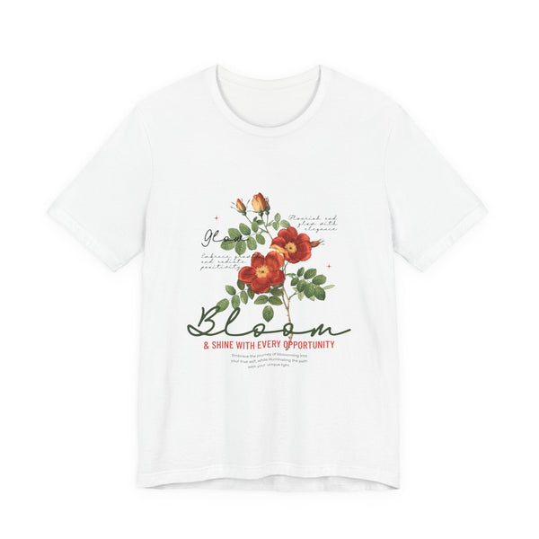 Floral Bloom Tee - Embrace New Opportunities, Comfortable Unisex Cotton Shirt, Spring Fashion, Gift for Nature Lovers, Inspirational [...]