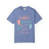 Coffee, Scrubs, and Rubber Gloves Unisex T-Shirt - Perfect Gift for Nurses, Healthcare Workers, Medical Professionals, Fun Medical Shirt,
