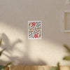 Peace Love and Flowers Art Print