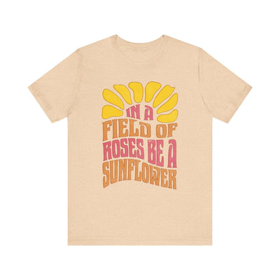 Sunny Vibes Graphic Tee | Unisex Short Sleeve Shirt, Summer Fashion, Gift for Her, Motivational Quote, Casual Outfit