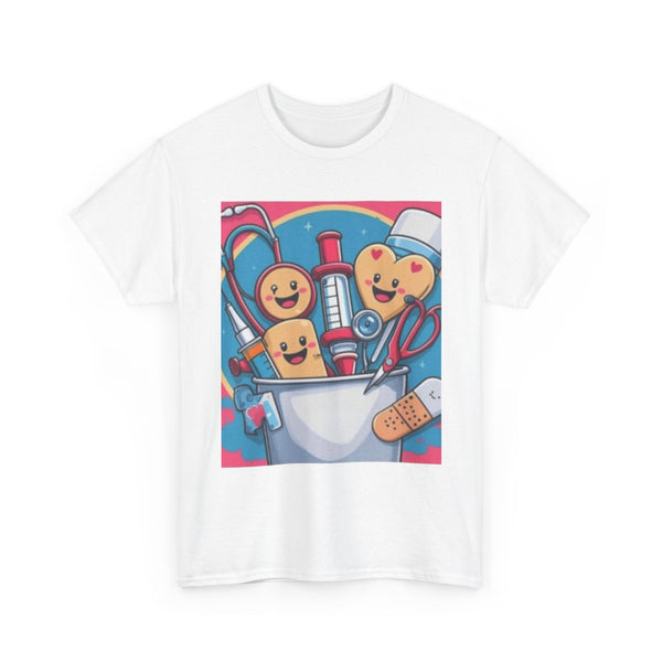 Fun Medical-Themed T-Shirt for Healthcare Workers, Gift for Nurses, Cute Tee for Doctors, Playful Healthcare Apparel, Casual Wear