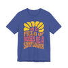 Sunny Vibes Graphic Tee | Unisex Short Sleeve Shirt, Summer Fashion, Gift for Her, Motivational Quote, Casual Outfit