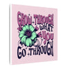 Inspirational Floral Canvas Art