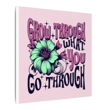 Inspirational Floral Canvas Art