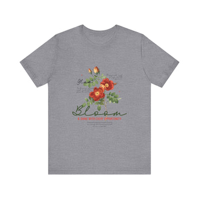 Floral Bloom Tee - Embrace New Opportunities, Comfortable Unisex Cotton Shirt, Spring Fashion, Gift for Nature Lovers, Inspirational [...]