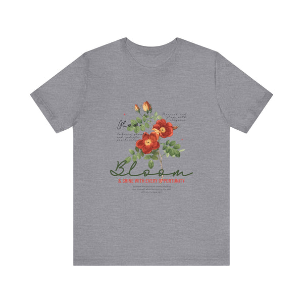 Floral Bloom Tee - Embrace New Opportunities, Comfortable Unisex Cotton Shirt, Spring Fashion, Gift for Nature Lovers, Inspirational [...]
