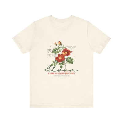 Floral Bloom Tee - Embrace New Opportunities, Comfortable Unisex Cotton Shirt, Spring Fashion, Gift for Nature Lovers, Inspirational [...]