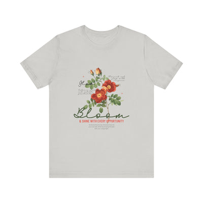 Floral Bloom Tee - Embrace New Opportunities, Comfortable Unisex Cotton Shirt, Spring Fashion, Gift for Nature Lovers, Inspirational [...]