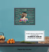 Positive Affirmations Boho-chic Wall Art & Decor - I Am Bohemian Motivational Wall Decor - Inspirational Quotes Sayings - Encouragement Gifts for Women - Encouraging Decoration - UNFRAMED Picture