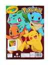 Crayola Giant Pokemon Coloring Book (288 Pages), 2 Sticker Sheets, Coloring Book for Kids & Adults, Travel Activity, Pokemon Gift for Kids, 3+