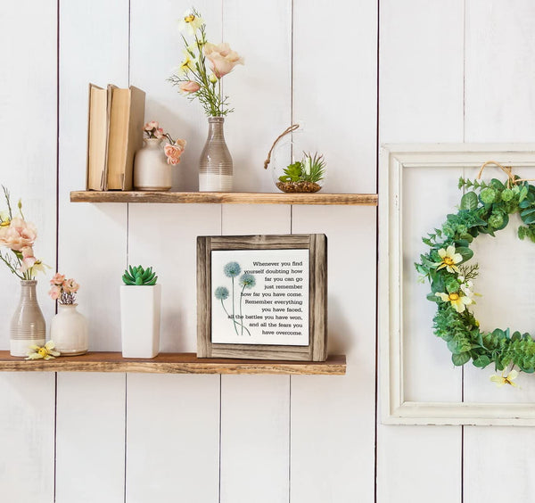 Inspirational Quote Wood Plaque Sign, Be Brave Sign, Whenever You Find Yourself... Box Wood Plaques Desk Décor, Motivational Box Wood Sign, Graduation Decor Gift, Inspirational Quotes Gift