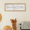 comurdyo Family is Everything Sign Wall Decor 16"×6" Family Wood Framed for Living Room Entryway Home Hanging Plaque Wall Art (Wood)