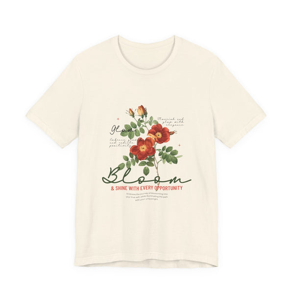 Floral Bloom Tee - Embrace New Opportunities, Comfortable Unisex Cotton Shirt, Spring Fashion, Gift for Nature Lovers, Inspirational [...]