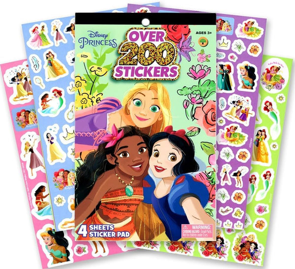 Disney Princess Coloring Book Activity Set for Kids Featuring Disney Princess, Encanto, Moana and Frozen