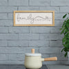 comurdyo Family is Everything Sign Wall Decor 16"×6" Family Wood Framed for Living Room Entryway Home Hanging Plaque Wall Art (Wood)