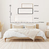 Surfapans And So Together They Built A Life They Loved Wall Decor 40”X15” Large Framed Farmhouse Wood Sign for Bedroom Above Bed Living Room Over Bed Wall Art Modern Hanging Decoration (Wood)