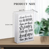 WILLBOND Inspirational Wooden Box Sign Desk Decor Gift Always Remember You Are Braver Than You Think Desk Sign, Farmhouse Wall Plaque for Home and Office Cheer up Gift for Women Men(White Backing)