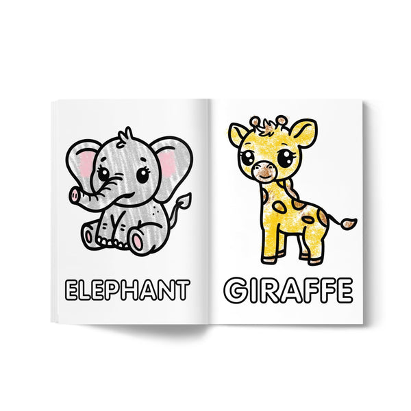 Toddler's Head Start Educational Coloring Book Ages 1-3: Over 100 Pages | Learn Colors, Words, ABCs, Numbers, Foods, Objects, Cute Animals