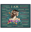 Positive Affirmations Boho-chic Wall Art & Decor - I Am Bohemian Motivational Wall Decor - Inspirational Quotes Sayings - Encouragement Gifts for Women - Encouraging Decoration - UNFRAMED Picture