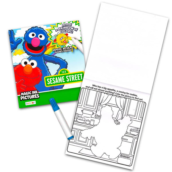 12 Mess Free Imagine Ink Coloring Book Set for Kids - Bulk Bundle with 12 No Mess Coloring Books (Sonic, Bluey, Mickey, Minnie, Spidey, Peppa Pig)
