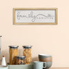comurdyo Family is Everything Sign Wall Decor 16"×6" Family Wood Framed for Living Room Entryway Home Hanging Plaque Wall Art (Wood)