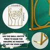 Glamativity 4 Pack Gold Wall Art Decor, Minimalist Single Line Real Metal Wall Art, Woman's Body Shape Abstract Wall Art (Gold Classic Style, 17 x 11.8'')