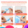 CMTOOP 5 Pack Reusable Water Coloring Book for Toddlers, Water Doodle Book Toys, Paint with Water Books,Mess-Free Coloring Book, Portable Educational Doodle Drawing Toy,Educational Learning Kits Gifts