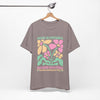 Floral Inspirational Tee, Grow in Patience T-Shirt, Unisex Summer Shirt, Positive Vibes Top, Gift for Nature Lovers, Pride Apparel