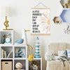 Positive Affirmations Inspirational Boho Sunshine Wall Art Decor,Inspirational Add Up to Big Results Office Motivational Wall Decor Posters for Classroom School Counselor Therapist Office,12x16 Inch