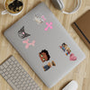 Cute Sticker Sheet Bundle, 10 pcs, Girly Kindle Stickers, Pinterest Aesthetic Coquette Sticker Pack, Planner, Laptop Stickers