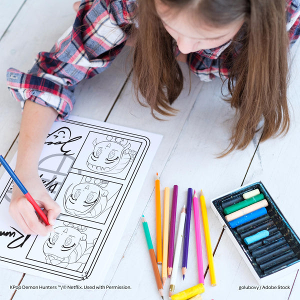 KPop Demon Hunters 40-Page Official Coloring Book | Action-Packed Coloring Book by Bendon
