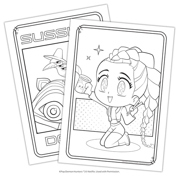 KPop Demon Hunters 40-Page Official Coloring Book | Action-Packed Coloring Book by Bendon