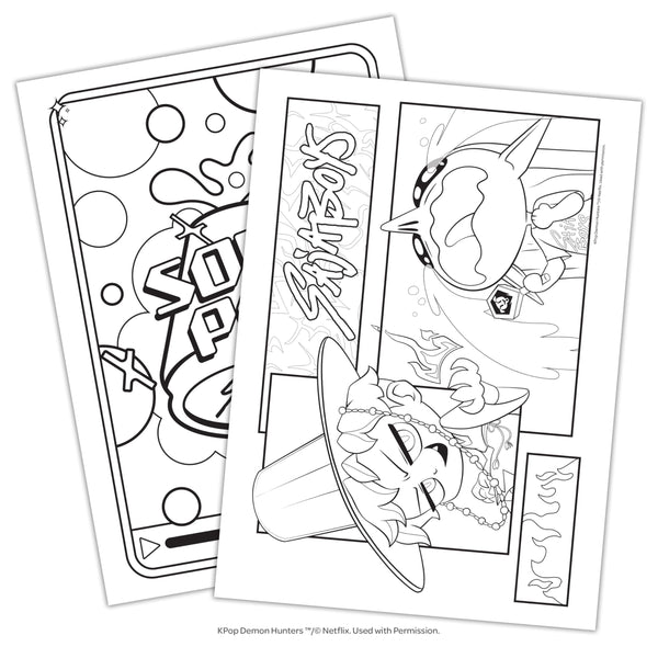 KPop Demon Hunters 40-Page Official Coloring Book | Action-Packed Coloring Book by Bendon