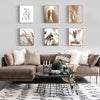 HoozGee Nature Wall Art Prints Set of 6 Canvas Art Wall Decor Botanical Print Pictures Reed Dried Flower Plant Poster Print Home Decorations for Living Room Wall Decor (8"x10" UNFRAMED)